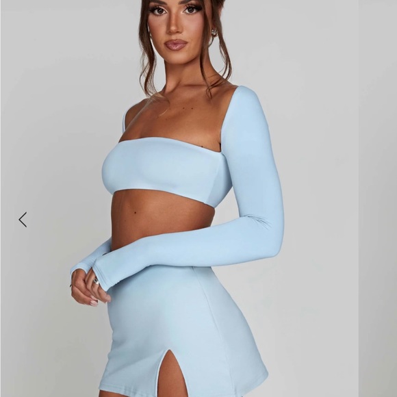 Babyboo Fashion Lucianna Top - Baby Blue size Small - Picture 3 of 7